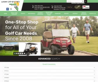 Sunshinestategolfcars.com(Home Sunshine State Golf Carts Dunnellon) Screenshot