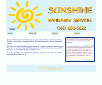 Sunshinestl.net(Sunshine Handyman Services dreamtemplates) Screenshot