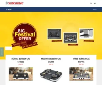 Sunshinesuperkitchen.com(Sunshine Appliances) Screenshot