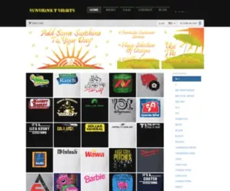 Sunshinetshirts.com(Sunshine T Shirts) Screenshot