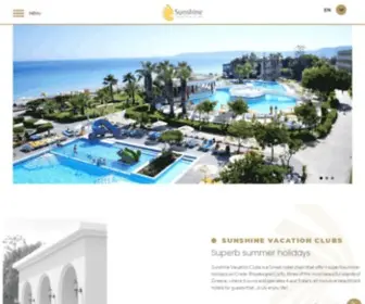 Sunshinevacationclubs.com(Sunshine Vacation Clubs) Screenshot