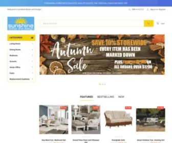 Sunshinewicker.com(Sunshine Wicker and Design) Screenshot