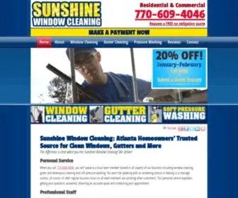Sunshinewindowcleaning.com(Sunshine Window Cleaning) Screenshot