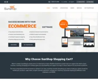Sunshop.com(Ecommerce Shopping Cart Software) Screenshot