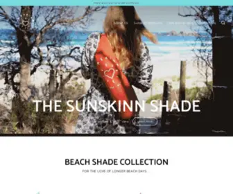 Sunskinn.com.au(SUNSKINN BEACH SHADES) Screenshot