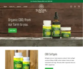 Sunsoil.com(Green Mountain CBD) Screenshot