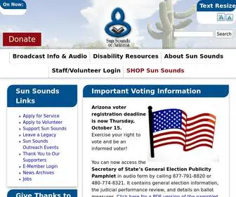 Sunsounds.org(Sun Sounds of Arizona) Screenshot