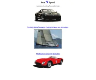 Sunspeed.com(Sun Speed Automotive Engineering and Elise converted to Honda) Screenshot