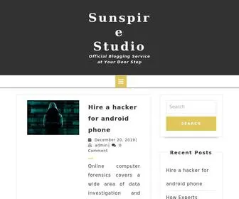 Sunspirestudios.com(Sunspire Studio) Screenshot