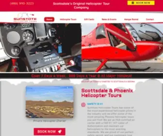 Sunstateheli.com(The BEST and Safest Phoenix Helicopter Tours) Screenshot