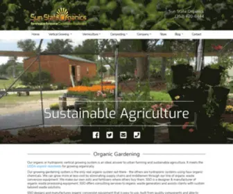 Sunstateorganics.com(Learn basic theory of organic gardening method which) Screenshot