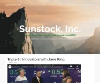 Sunstockinc.com(Create wealth in recessionary environments and beyond) Screenshot