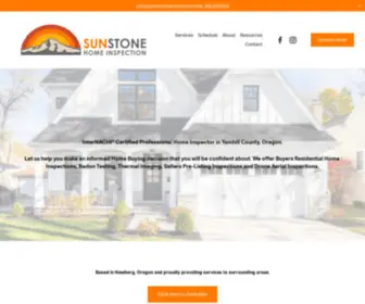 Sunstonehomeinspection.com(Sunstone Home Inspection) Screenshot