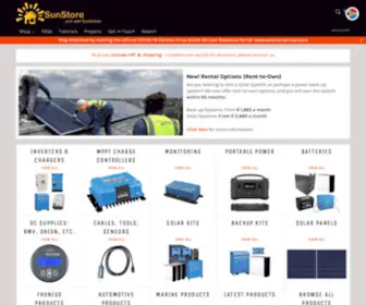 SunStore.co.za(Solar Power Online Shop in Midrand Gauteng for Solar equipment and Installation) Screenshot