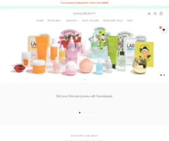 Sunsubeauty.com(Sunsubeauty Korean skincare and beauty products) Screenshot