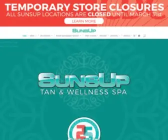 Sunsuptanningcenters.com(SunsUp Tan & Wellness Spa) Screenshot