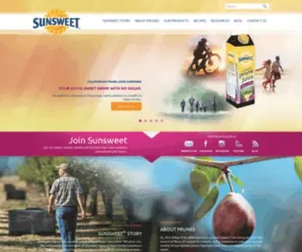 Sunsweet.co.uk(Sunsweet Prunes) Screenshot