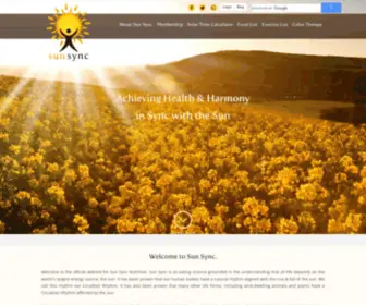 Sunsyncnutrition.com(Sun Sync Nutrition) Screenshot
