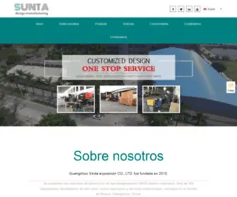 Suntashopfitting.com(Guangzhou Xinda Exhibition Co) Screenshot