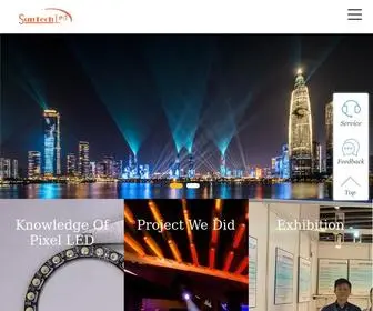 Suntechleds.com(Shenzhen Suntech Company Limited) Screenshot