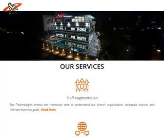 Suntechnologies.com(IT Solutions) Screenshot