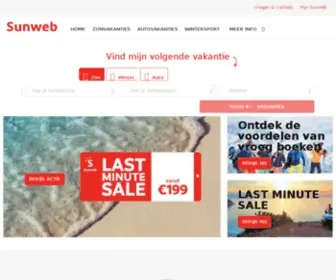 Suntext.nl(Sunweb Vakanties) Screenshot