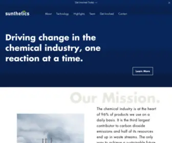 Sunthetics.io(A Greener Manufacturing Path For Nylon) Screenshot