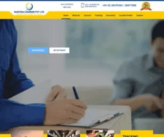 Suntikacourier.com(Suntika Courier Pvt) Screenshot