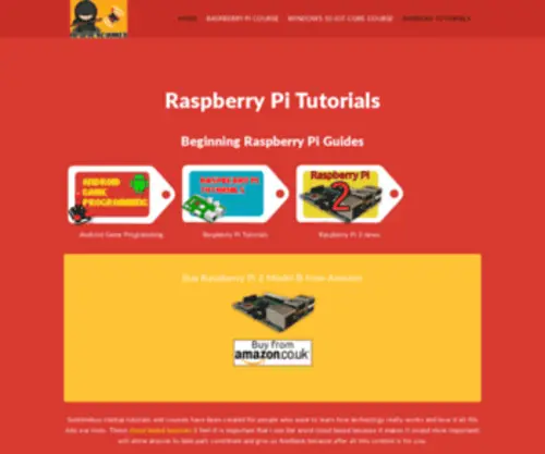 Suntimebox.com(Programming Tutorials for the Raspberry Pi) Screenshot