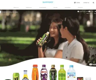 Suntory.com(Suntory is a world leading consumer product company. Find information about our company) Screenshot
