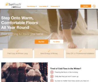 Suntouch.com(Radiant Floor Heating & Snow Melting Systems) Screenshot