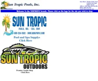 Suntropic.com(Sun Tropic Pools) Screenshot