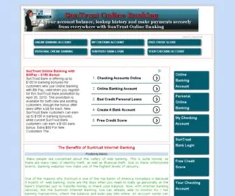 Suntrustonlinebanking.net(SunTrust Online Banking for all your online banking needs) Screenshot
