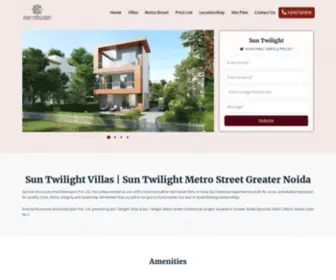 Suntwilight.net.in(Sun Twilight Greater Noida) Screenshot