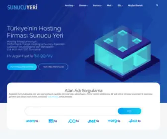 Sunucuyeri.com(Türkiye'nin Hızlı Hosting Firması VPS) Screenshot