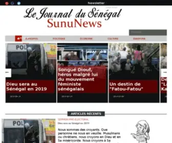 Sununews.com(Le site pour vous informer) Screenshot