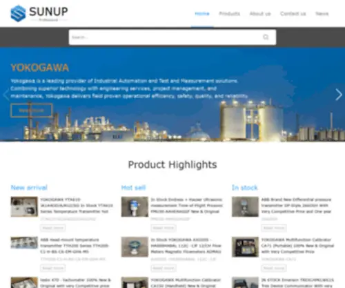 Sunup-Automation.com(Electronic Commerce Industrial Automation Products) Screenshot