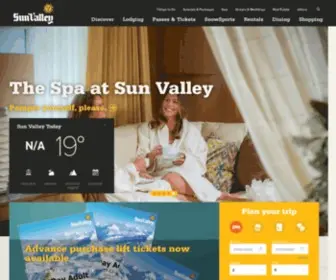 Sunvalley.com(Sun Valley Resort) Screenshot