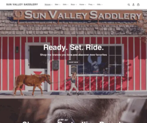 Sunvalleysaddlery.com(Sun Valley Saddlery) Screenshot