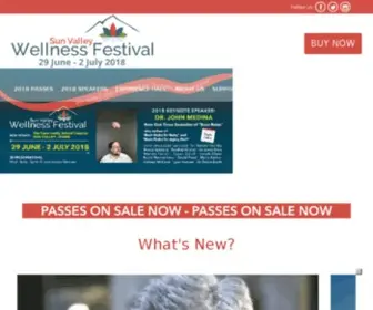 Sunvalleywellness.org(Sun Valley Wellness Festival & Conference) Screenshot