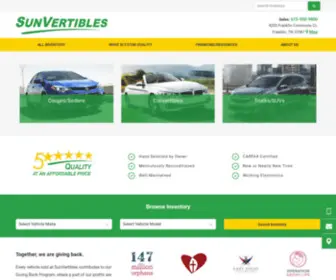 Sunvertibles.com(Serving Franklin) Screenshot