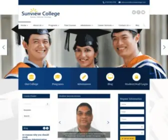 Sunviewcollege.com(Sunview College) Screenshot