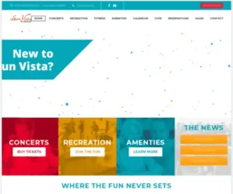 Sunvistarvresort.com(Sun Vista RV Resort) Screenshot