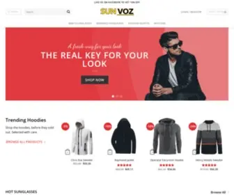 Sunvoz.com(Unique and trendy fashion online watches shop) Screenshot