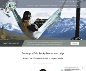 Sunwapta.com(Accommodations in Jasper) Screenshot