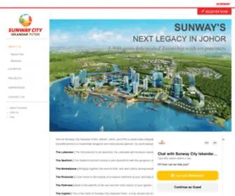 Sunwaycityiskandarputeri.com(Sunway City Iskandar Puteri) Screenshot