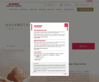 Sunwaymedical.com(Sunway Medical Centre) Screenshot