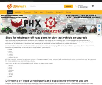 Sunwaymotorparts.com(Off-road Vehicles Parts Manufacturer & Supplier) Screenshot