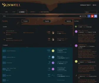 Sunwell-Community.com(Sunwell Community) Screenshot