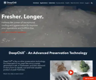 Sunwell.com(Deepchill Slurry Cooling and Preservation Technology) Screenshot